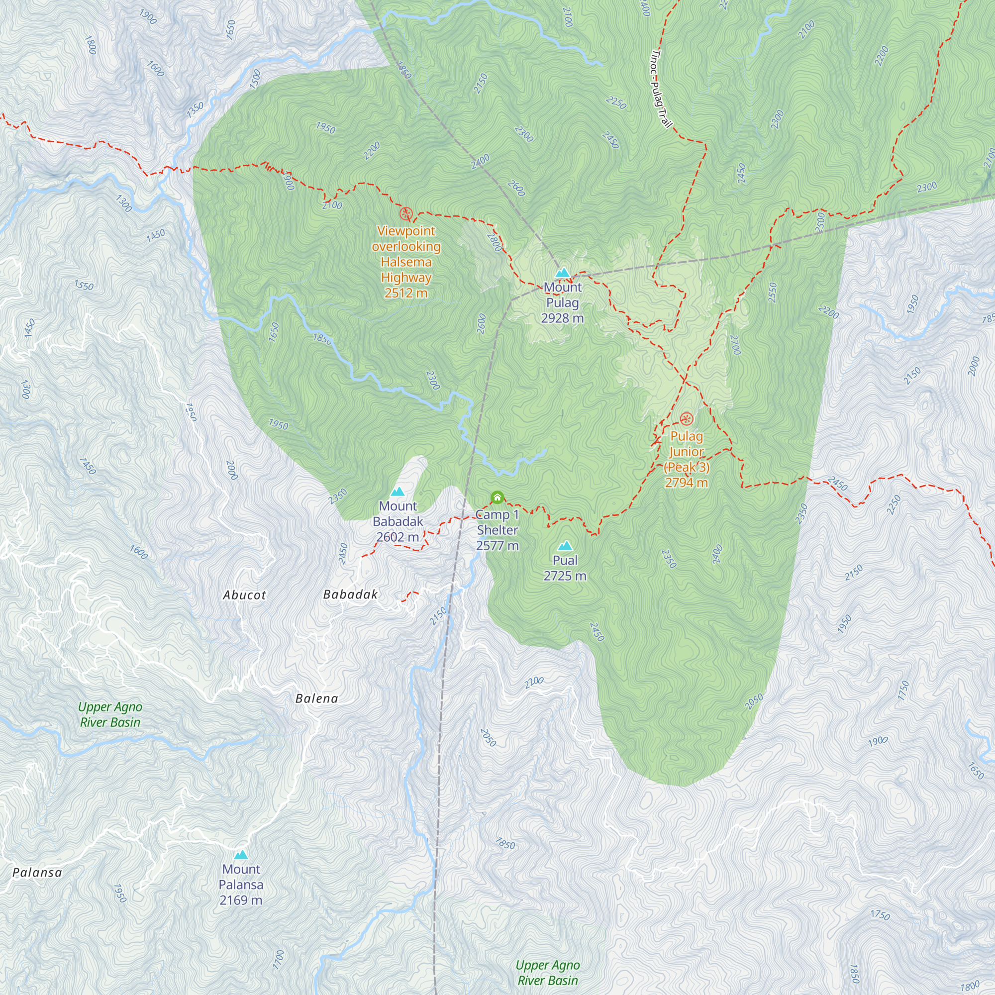 Camp 1 Shelter map