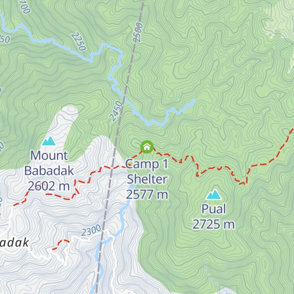 Map of Camp 1 Shelter