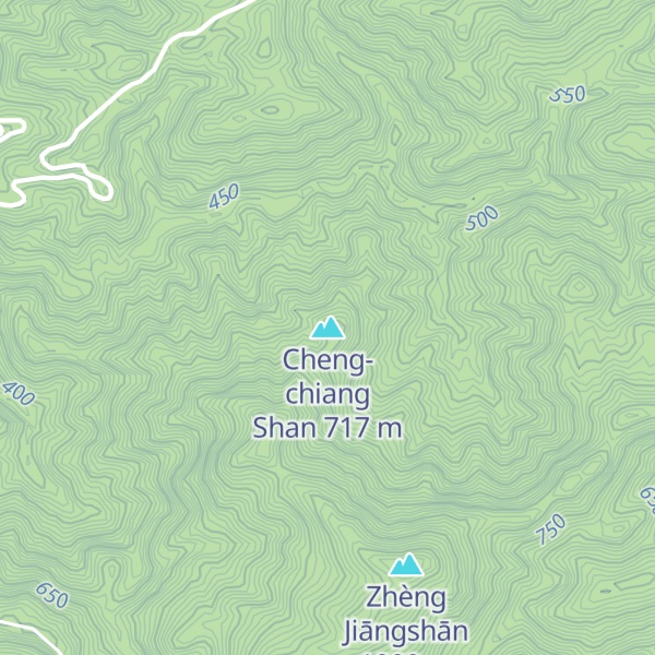 Map of Cheng-chiang Shan