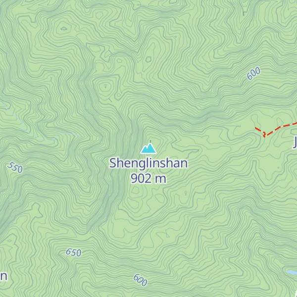 Map of Shenglinshan