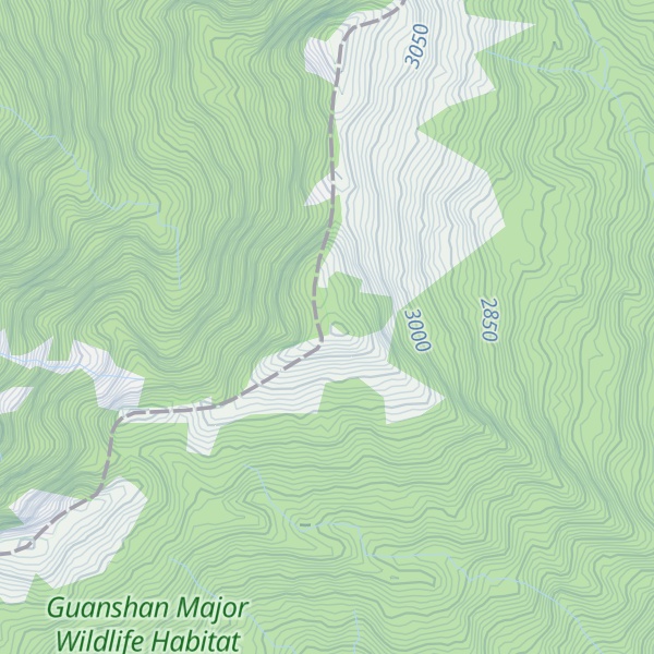 Map of Xiaoguanshanbeifeng