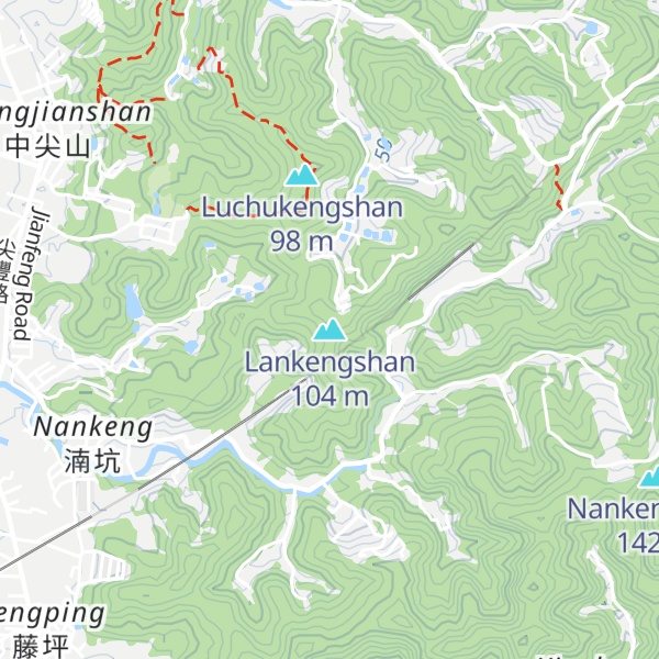 Map of Lankengshan