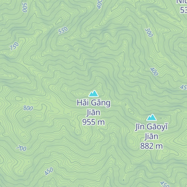 Map of Hǎi Gǎng Jiān