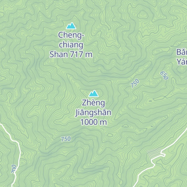 Map of Zhèng Jiāngshān