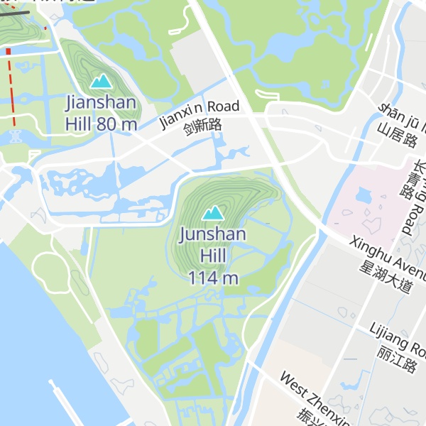 Map of Junshan Hill