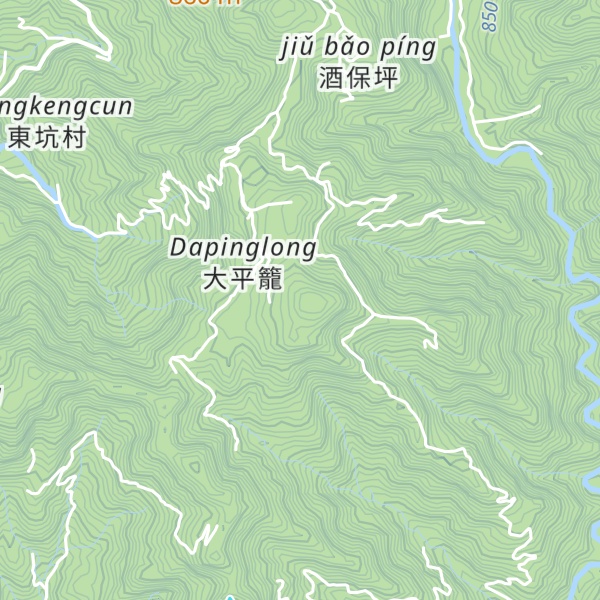 Map of Jiǔbǎo Píngshān