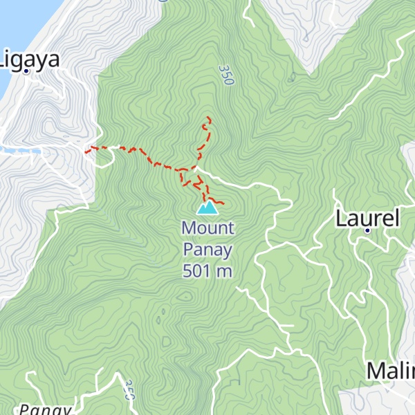 Map of Mount Panay