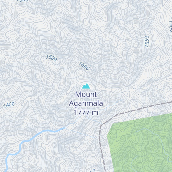 Map of Mount Aganmala