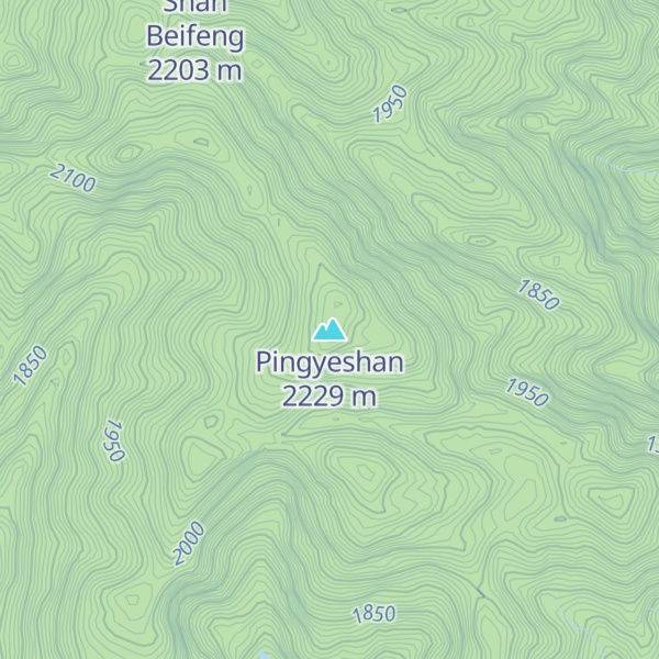 Map of Pingyeshan