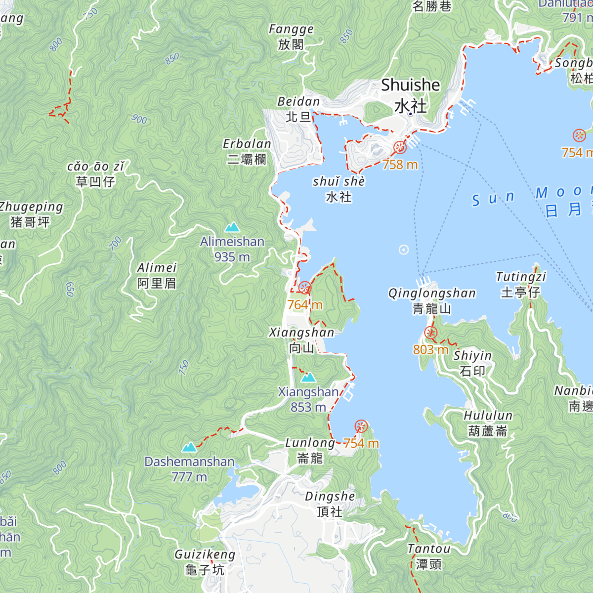 Xiàngshān Yóukè Zhōngxīn map