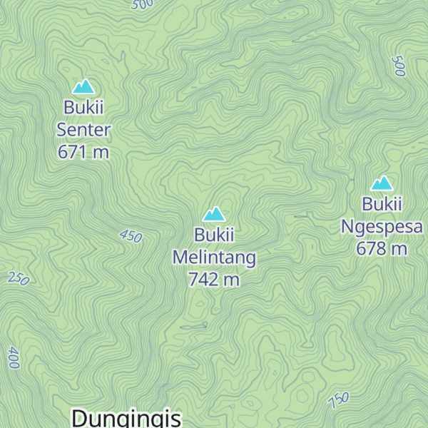 Map of Bukii Melintang