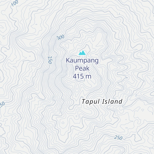 Map of Tapul