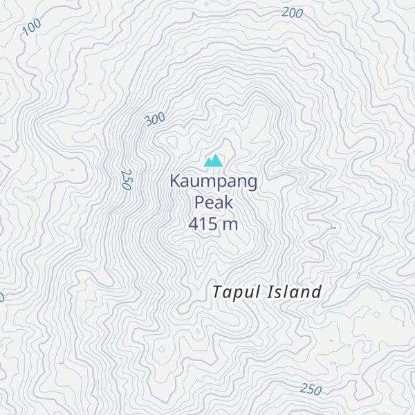 Map of Mount Dakut