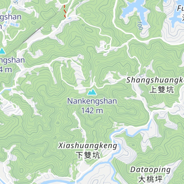 Map of Nankengshan