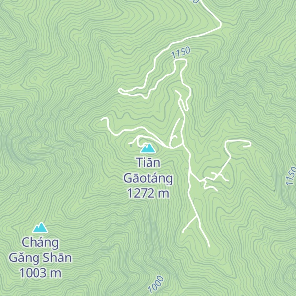Map of Tiān Gāotáng