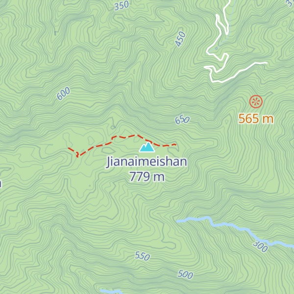 Map of Jianaimeishan