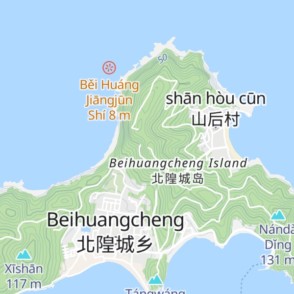 Map of Běishān Dǐng