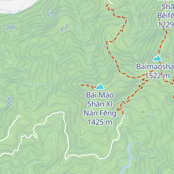 Map of Chòutóu Shān
