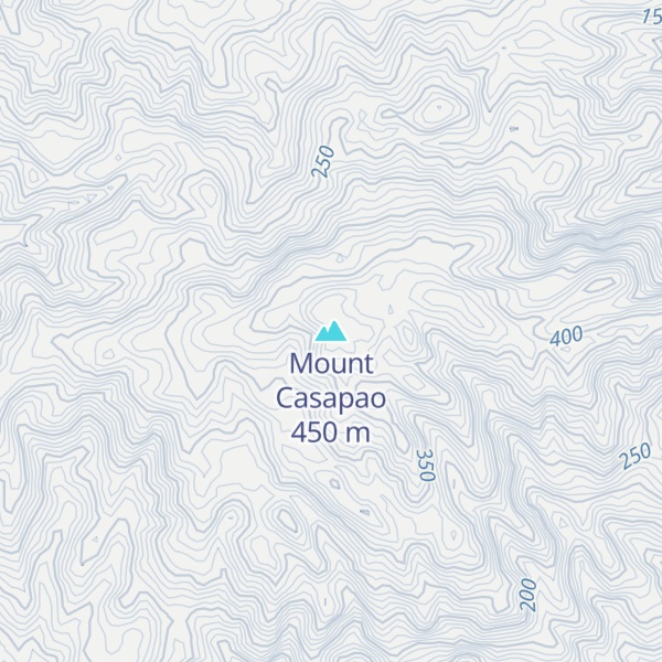 Map of Mount Casapao