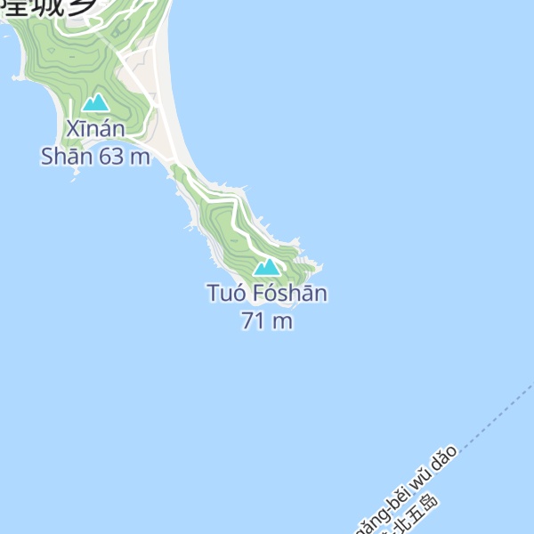 Map of Tuó Fóshān