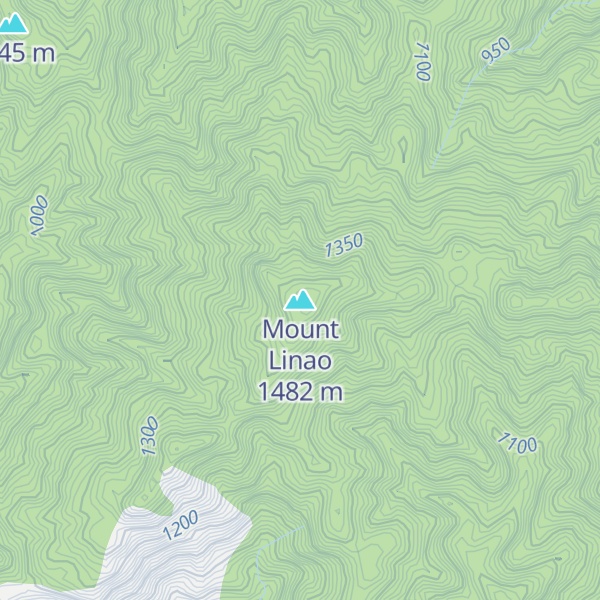 Map of Mount Linao