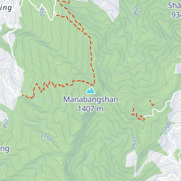 Map of Manabangshan
