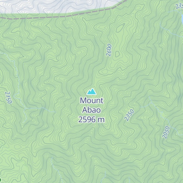 Map of Mount Abao