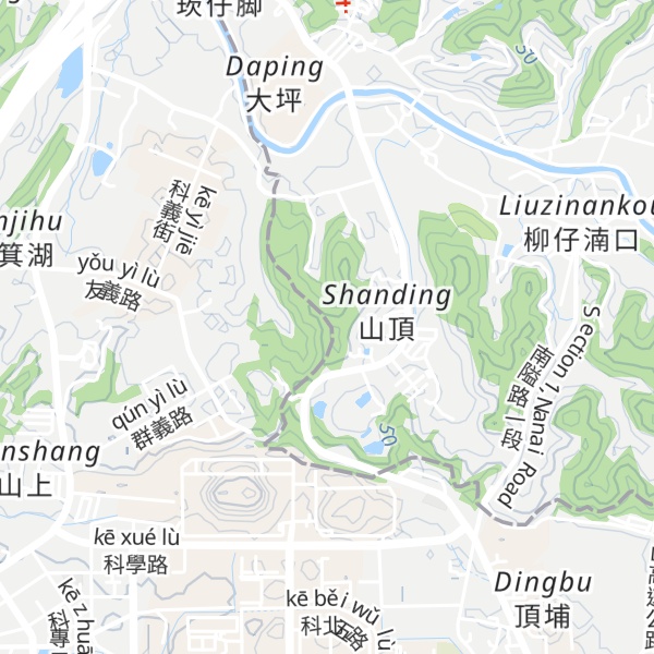 Map of Shandingshan