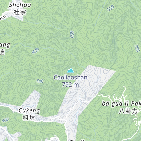 Map of Caoliaoshan