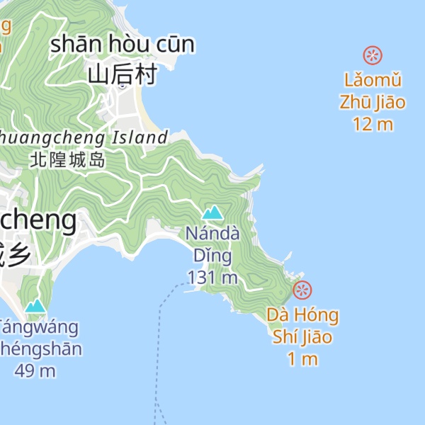 Map of Nándà Dǐng