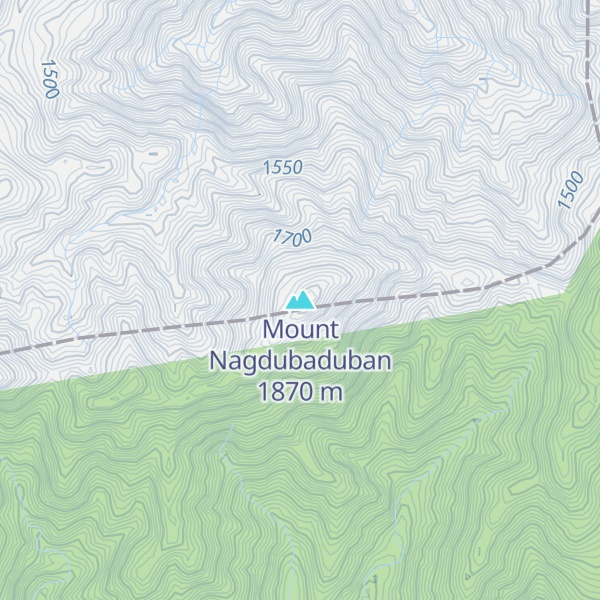 Map of Mount Nagdubaduban