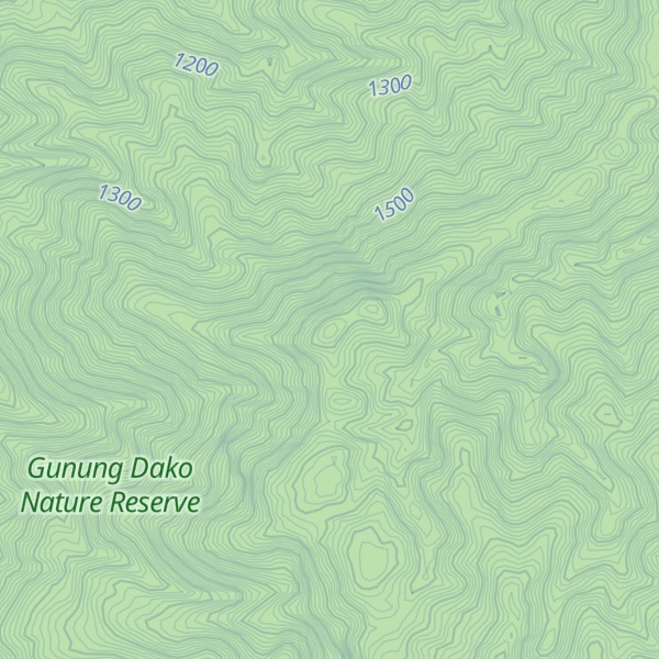 Map of Bukii Kalangkangan