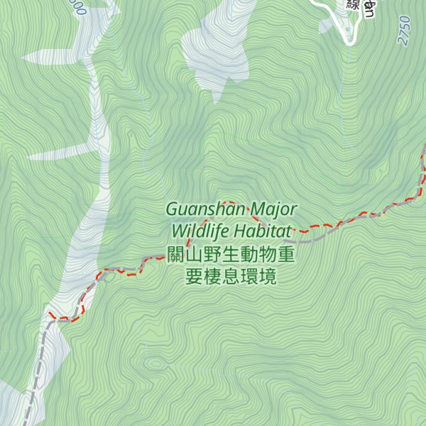 Map of Guānshān Běifēng