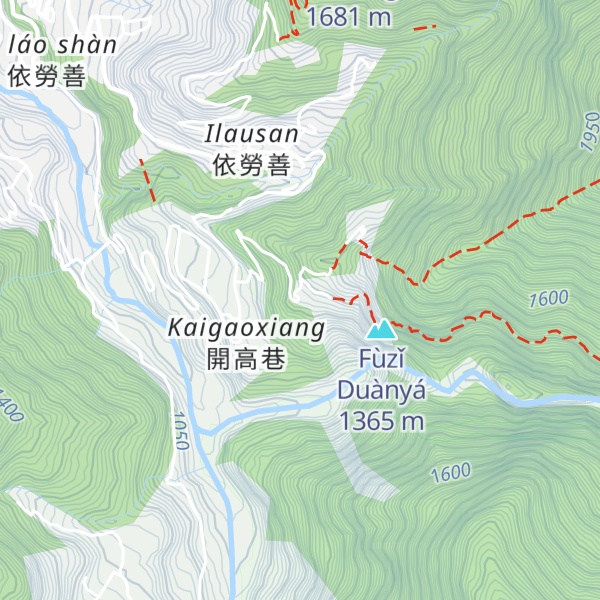 Map of àI Yù Tíng
