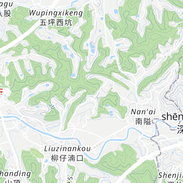 Map of Shanjiaokengzhuang