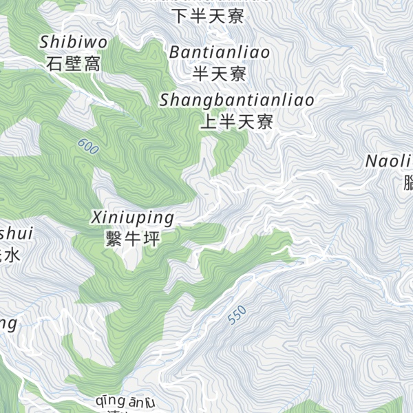 Map of Bantianliao