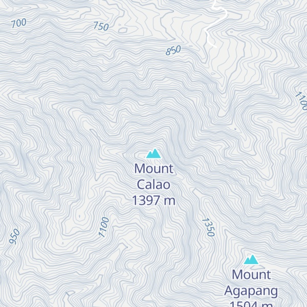 Map of Mount Calao