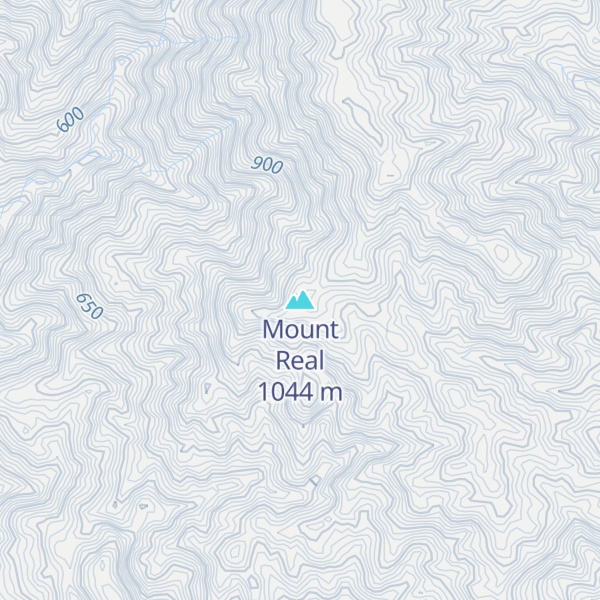 Map of Mount Real