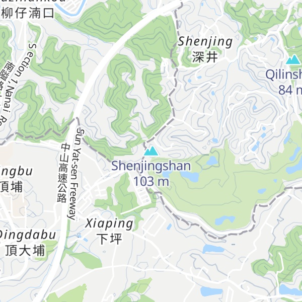 Map of Shenjingshan