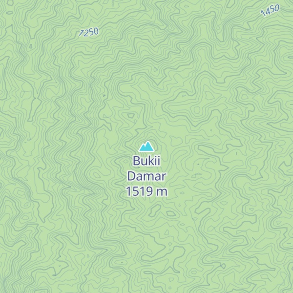 Map of Bukii Damar