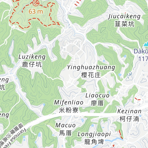 Map of Yongchunwangshan