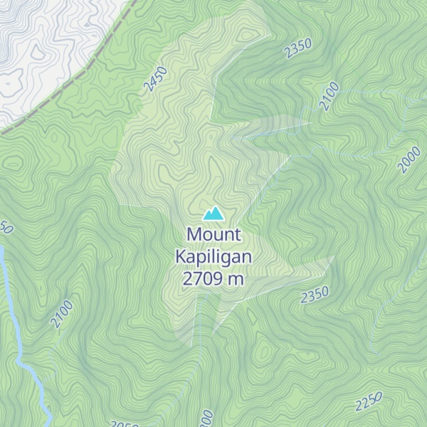 Map of Mount Kapiligan