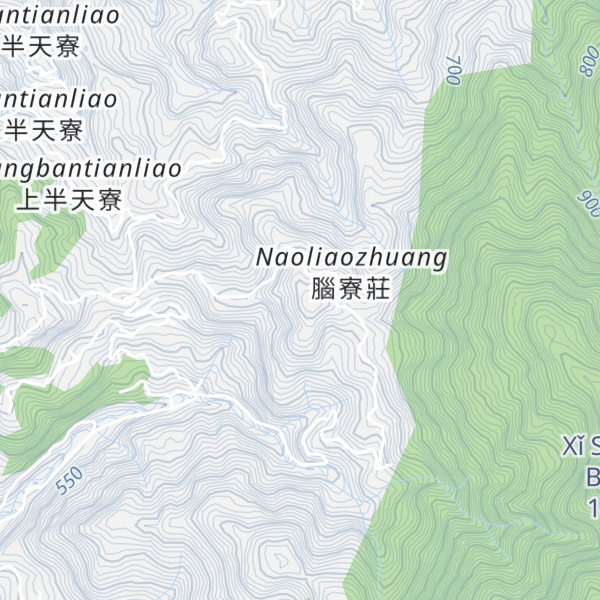 Map of Naoliaozhuangshan