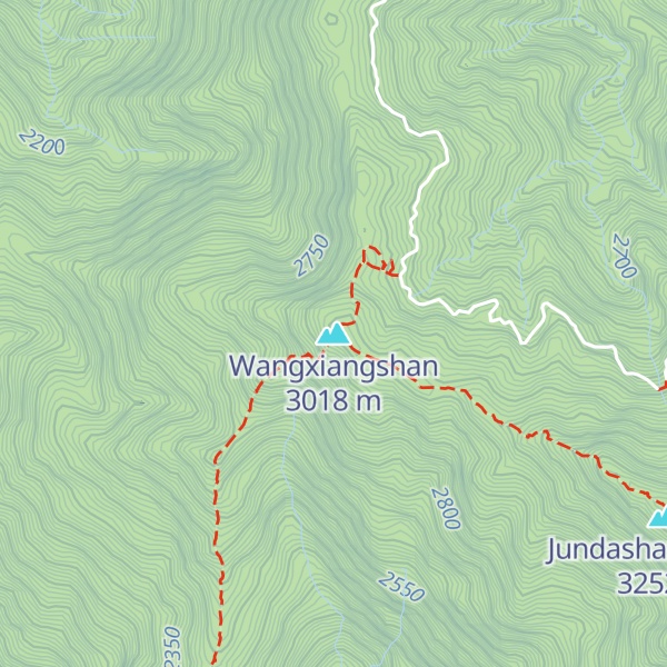 Map of Wangxiangshan