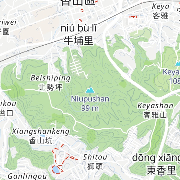 Map of Niupushan