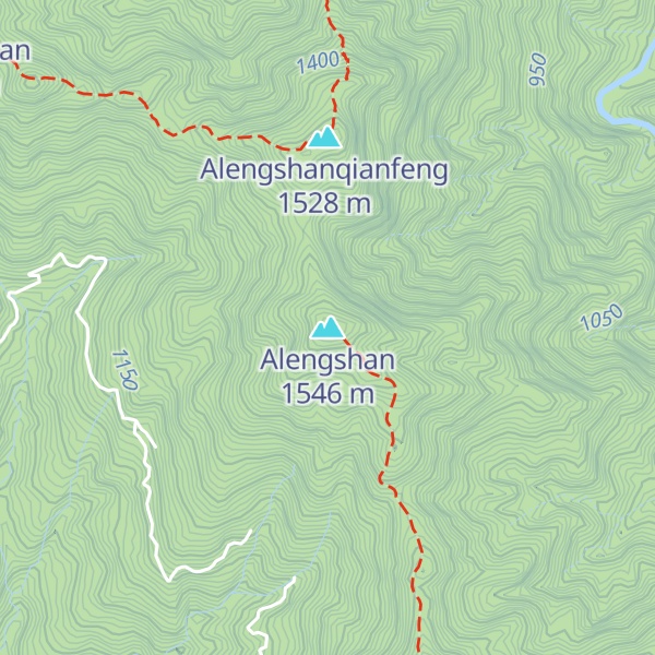 Map of Alengshan