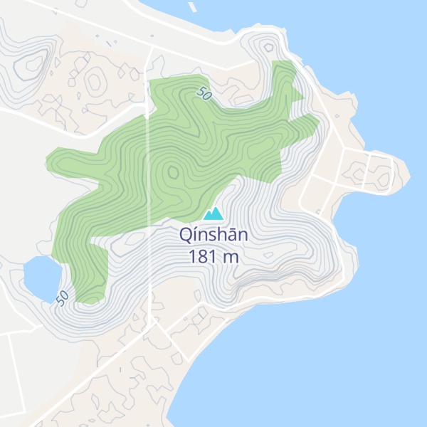 Map of Qínshān