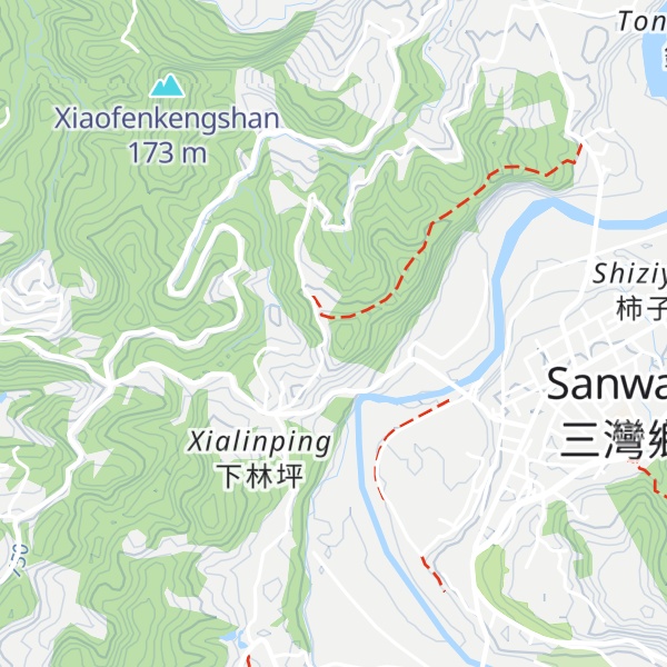 Map of Huoyanshan