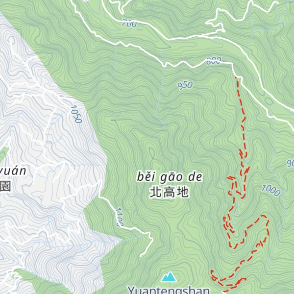 Map of Motian Ling