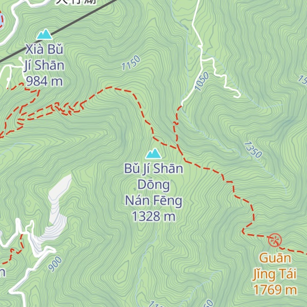 Map of Bǔ Jí Shān Dōng Nán Fēng